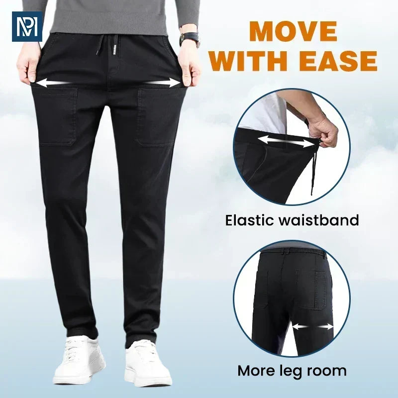 🏃Ultimate Stretch, Freedom to Move👖 MultiPants Stretchy Cargo Pants – Moisture-Wicking & Deep Crotch | Perfect for Active Lifestyle, Commute & Daily, All-Day Comfort ✨