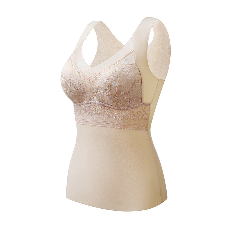 💖2-in-1 Built-in Bra, Wireless Comfort – Women's Thermal Camisole ✨