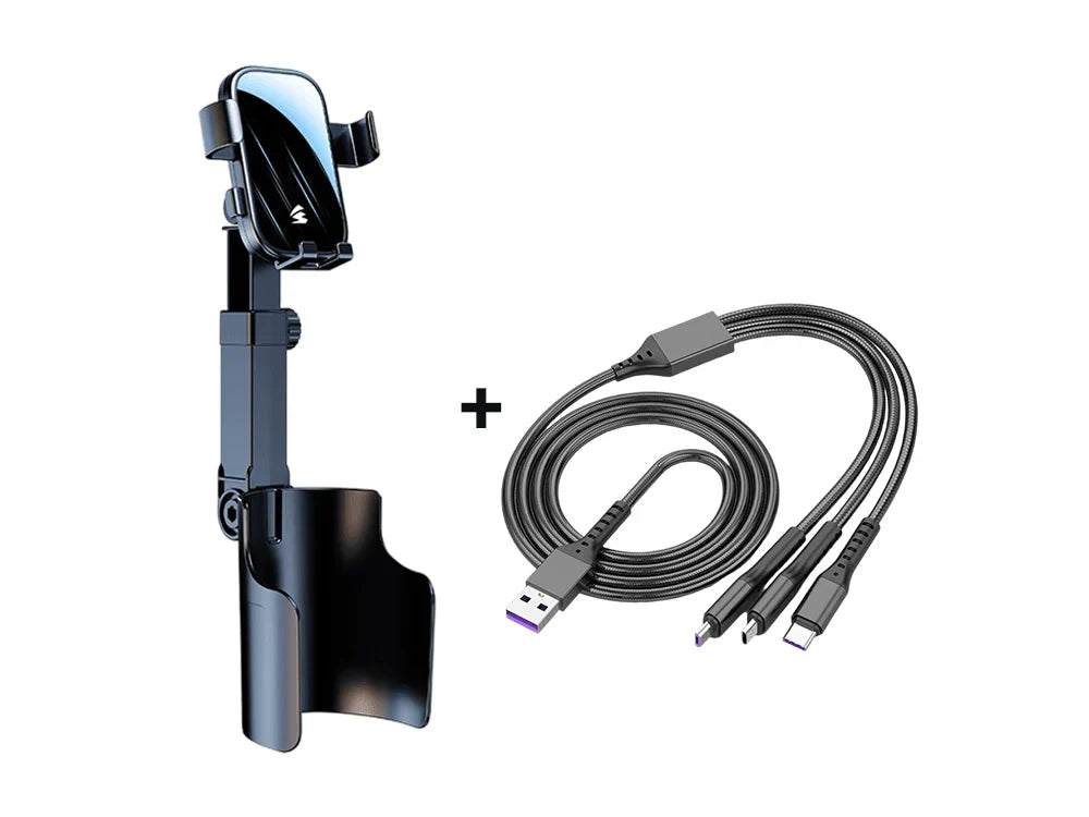 🚗 LIMITED-TIME 50% OFF! ✨ Universal Adjustable Cup Holder Phone Mount – 360° Rotation, Secure Fit For All Phones 🌿