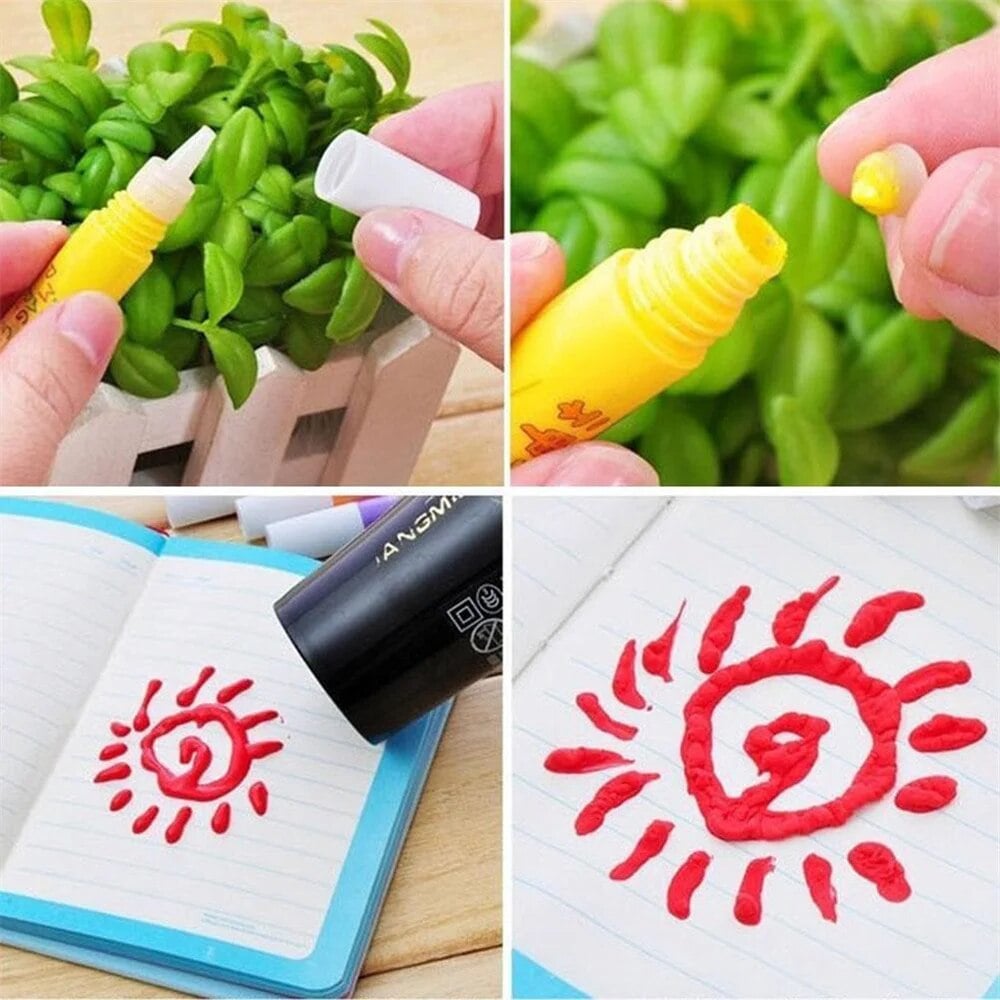 🎁🔮Magic Pen – Draw 3D with one stroke!🎄DIY Bubble Magic Drawing Pens