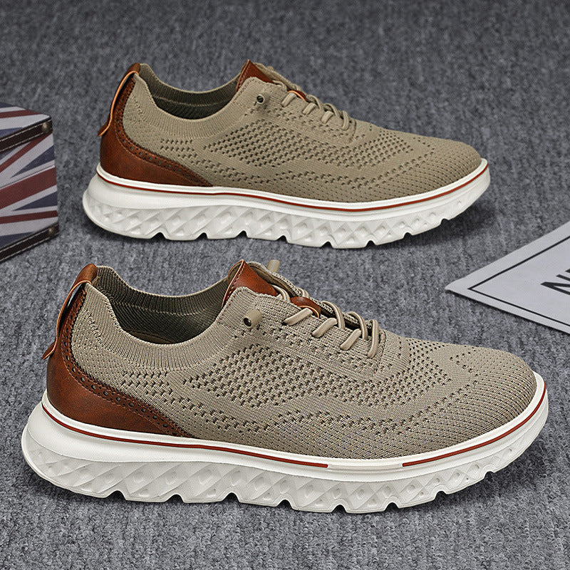 🦶3D Support & Cushioning, Pain-Free Walking✨ Men's Supportive Sneakers – Arch Support & Shock-Absorbing Rubber Sole ✨
