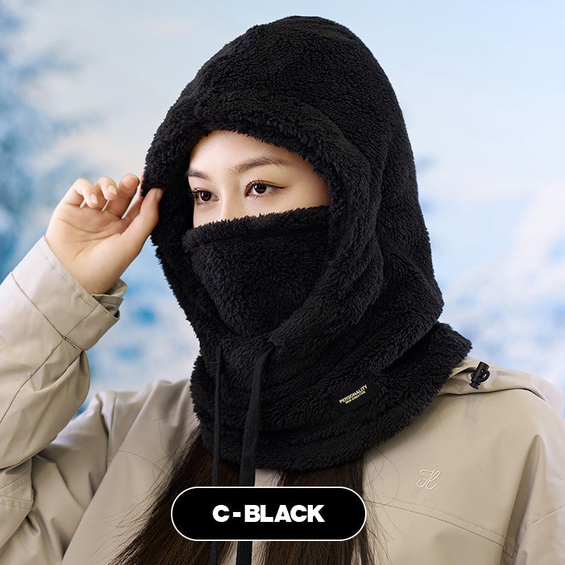 🔄3-in-1 Multi-Functional, Versatile🧢 Hooded Neck Gaiter – Wear as Neck Gaiter, Hood & Mask | Elastic Fit for Various Occasions ✨