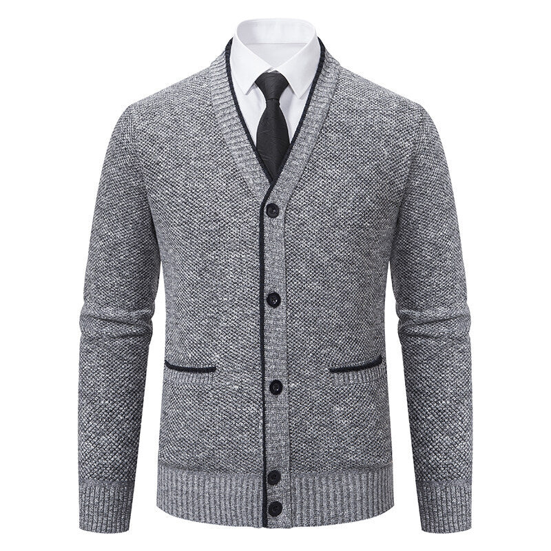 🧥Layer in Style, Fashionable Depth🧶 Men's Knit Cardigan – Classic Buttons & Multiple Colors | Perfect for Layering, Travel & Gatherings, Elevates Any Outfit ✨