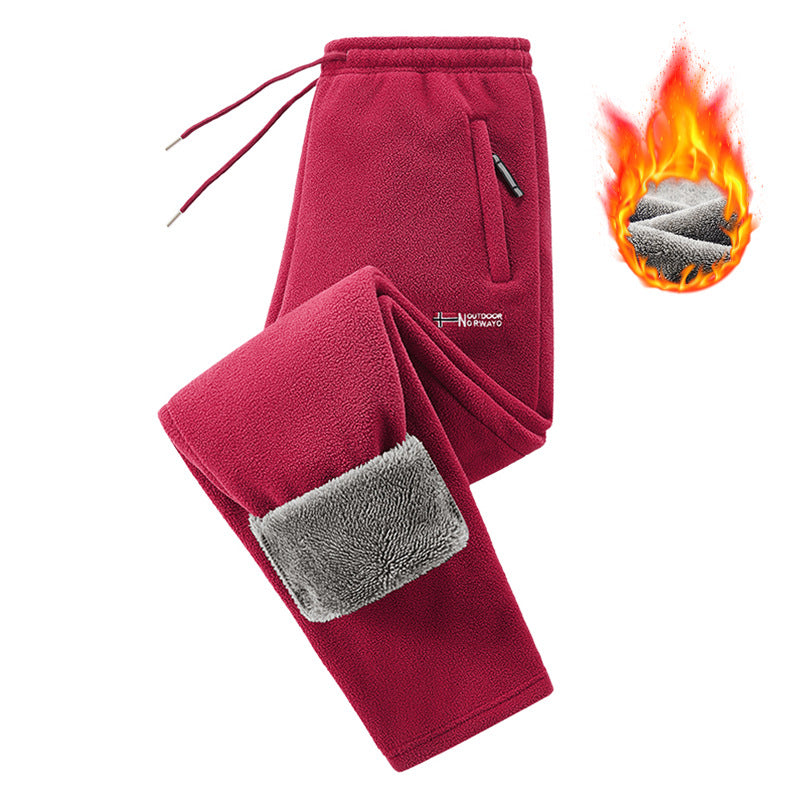 🧤 Thickened Fleece Warm Pants – XS-2XL & Color Options