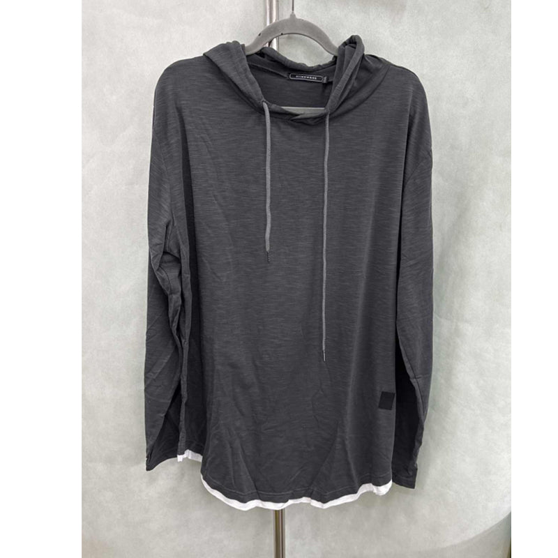 👕Modern Slim Fit, Irregular Cut🧥 Men's Modern Slim Irregular Hoodie – Dynamic Layering & Athletic Silhouette ✨