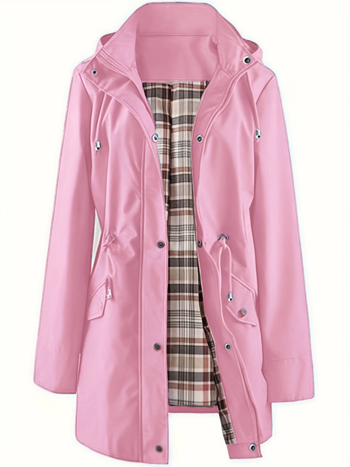 🔧Adjustable Details, Comfort & Practicality🧥 Women's Adjustable Windproof Jacket – Cinched Waist, Elastic Cuffs & Hidden Pockets | Perfect for Daily Commute, Travel & Outdoors, Snug & Free ✨