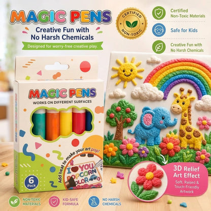 🎁🔮Magic Pen – Draw 3D with one stroke!🎄DIY Bubble Magic Drawing Pens