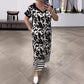 👗 Rochie elegantă imprimată fără bretele cu decolteu în V