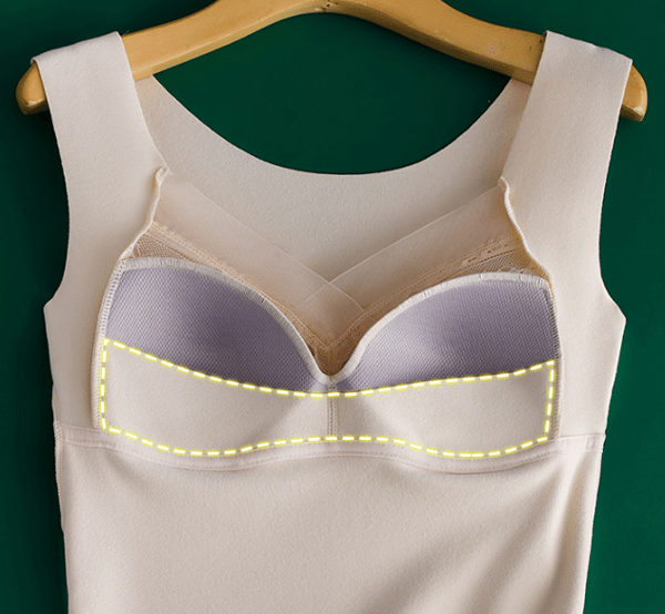 💖2-in-1 Built-in Bra, Wireless Comfort – Women's Thermal Camisole ✨