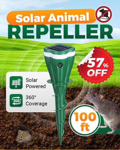 🐾 Grădină Fără Chimicale: Dispozitiv Solar! ☀️