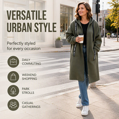 🥳💞46K+ SOLD🧥Women's Oversized Hooded Sweatshirt Coat🎁