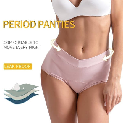 🌸✨ Chiloți cu Talie Înaltă și Protecție Anti-Scurgere – Confort Zilnic și Siguranță Absolută, Fără Griji! ✅👙
