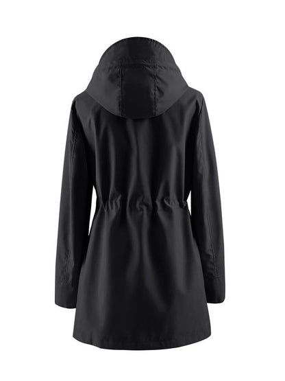 ☔Windproof & Waterproof, Detachable Hood🧥 Women's All-Weather Rain Jacket – Elastic Cuffs & Hidden Pockets | Perfect for Dog Walks, Hiking & Travel, Handles Sudden Showers ✨