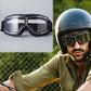 🏍️🔥 Ochelari de Protecție Vintage pentru Motocicletă – Anti-Ceață & UV! 🛡️😎