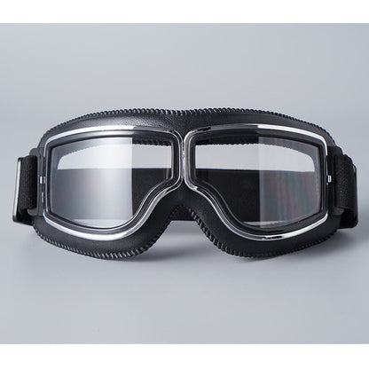 🏍️🔥 Ochelari de Protecție Vintage pentru Motocicletă – Anti-Ceață & UV! 🛡️😎