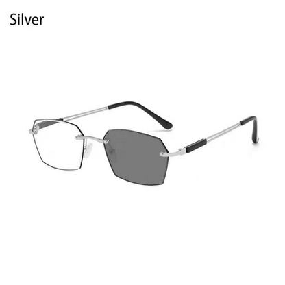 🔄Intelligent Zoom, Near & Far👓 Progressive Multifocal Reading Glasses – Aerospace TR90 & Titanium | Perfect for Reading, Phone & TV, No Need to Remove ✨