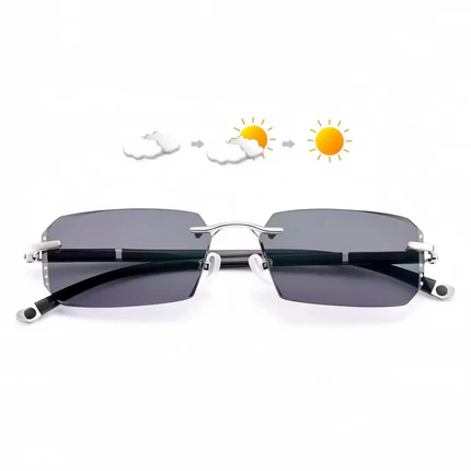 🔄Intelligent Zoom, Near & Far👓 Progressive Multifocal Reading Glasses – Aerospace TR90 & Titanium | Perfect for Reading, Phone & TV, No Need to Remove ✨