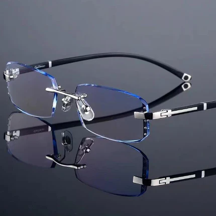 🔄Intelligent Zoom, Near & Far👓 Progressive Multifocal Reading Glasses – Aerospace TR90 & Titanium | Perfect for Reading, Phone & TV, No Need to Remove ✨