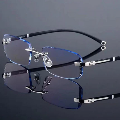 🔄Intelligent Zoom, Near & Far👓 Progressive Multifocal Reading Glasses – Aerospace TR90 & Titanium | Perfect for Reading, Phone & TV, No Need to Remove ✨