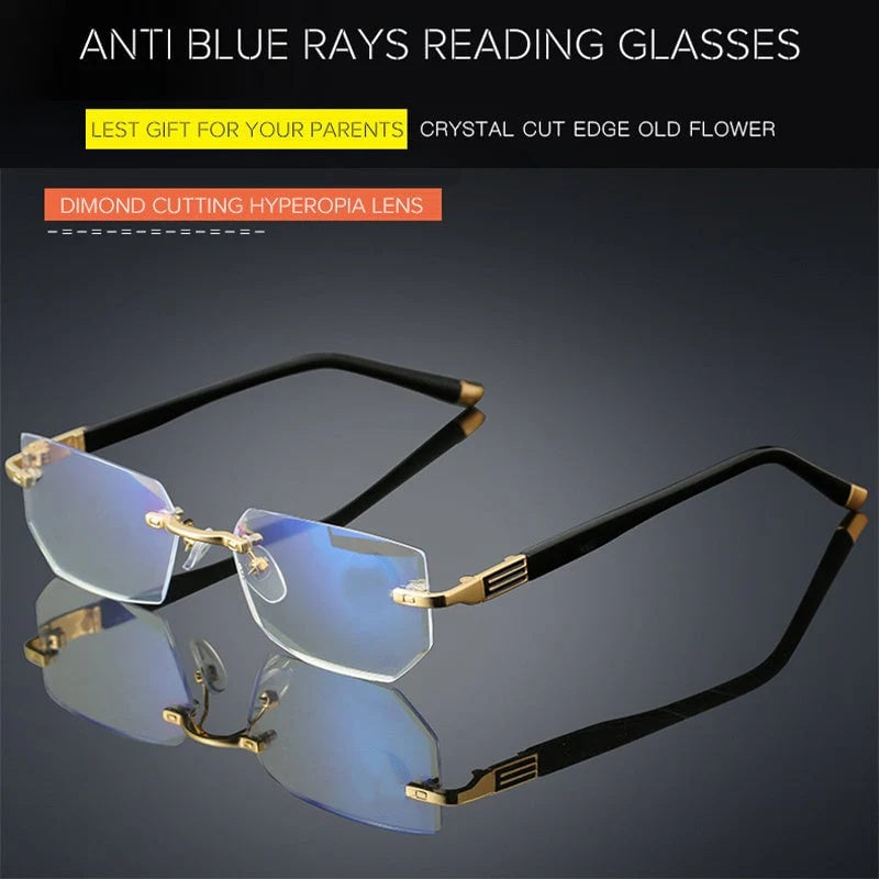🔄Intelligent Zoom, Near & Far👓 Progressive Multifocal Reading Glasses – Aerospace TR90 & Titanium | Perfect for Reading, Phone & TV, No Need to Remove ✨
