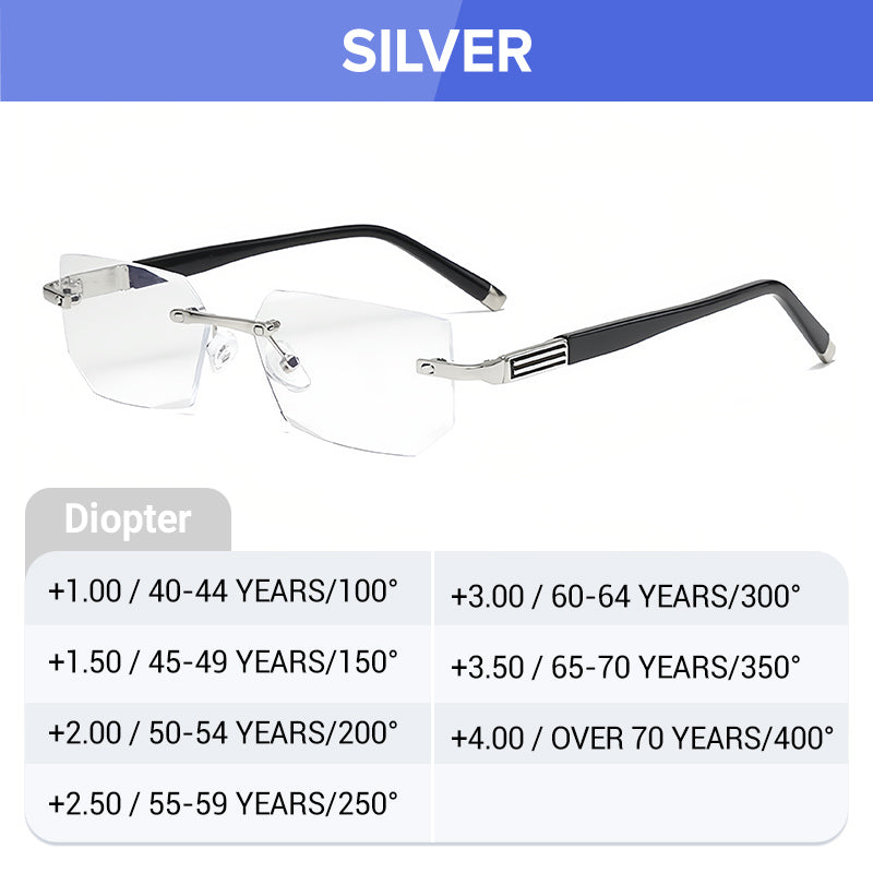 🔄Intelligent Zoom, Near & Far👓 Progressive Multifocal Reading Glasses – Aerospace TR90 & Titanium | Perfect for Reading, Phone & TV, No Need to Remove ✨