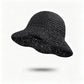 🌊 Esențiale de plajă : Pălărie de paie manuală, bor lat, femei 👒😍