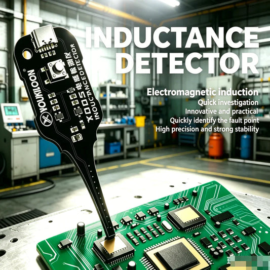 🥳Tester de inductanță în circuit – Utilizare simplă cu un singur buton, indicator clar. Diagnostic rapid, fără contact.   📟🕊️