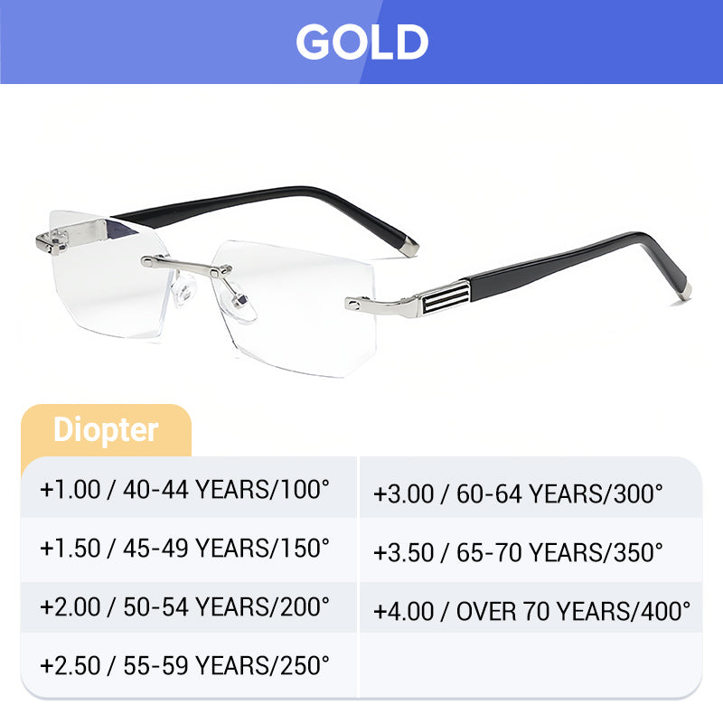 🔄Intelligent Zoom, Near & Far👓 Progressive Multifocal Reading Glasses – Aerospace TR90 & Titanium | Perfect for Reading, Phone & TV, No Need to Remove ✨