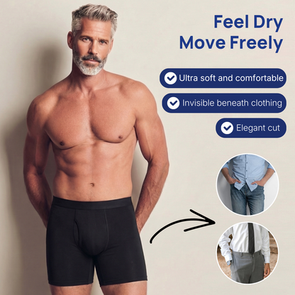 🩲Discreet Fit, Confident Movement – Men's Incontinence Boxer Briefs ✨