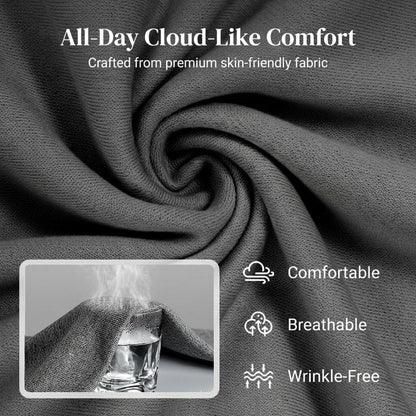 ☁️Soft & Breathable, All-Day Comfort🏠 Women's Lounge Set – Crew Neck Top & Drawstring Pants | Perfect for Home, Weekend Relaxation & Everyday Ease ✨