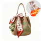 👜✨ Geantă Tip Găleată Croșetată pentru Femei – Stil Boho Chic și Eleganță Naturală! 🌸☀️
