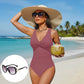 ✨ Costum de Baie Întreg pentru Femei, cu Talie Accentuată! 🩱