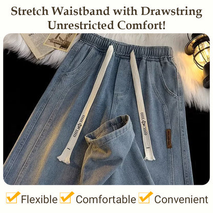 👖Loose Straight, Everyday Versatile🧵 Men's Loose Straight Jeans – Classic Fit | Perfect for Commute, Casual & Weekend Wear, Easy to Style ✨