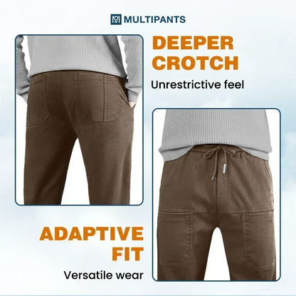 🏃Ultimate Stretch, Freedom to Move👖 MultiPants Stretchy Cargo Pants – Moisture-Wicking & Deep Crotch | Perfect for Active Lifestyle, Commute & Daily, All-Day Comfort ✨