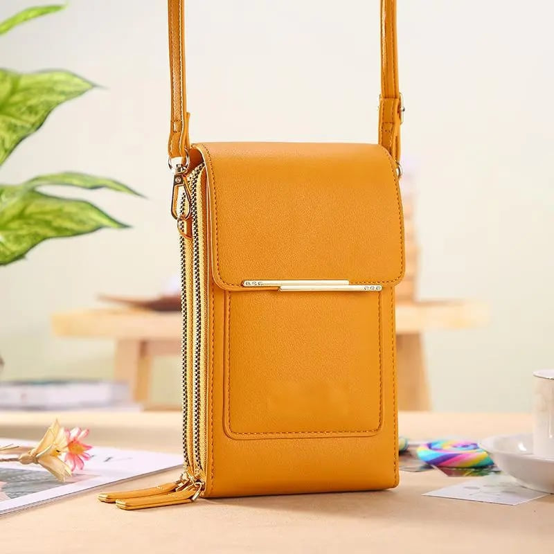 🏆Last Day Promotion：ONLY ￡7.99!!👜📱 Simple and elegant women's touchscreen crossbody phone wallet3