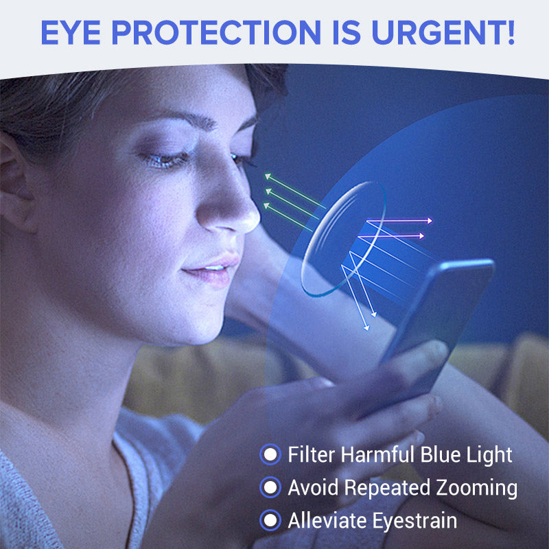 🔄Intelligent Zoom, Near & Far👓 Progressive Multifocal Reading Glasses – Aerospace TR90 & Titanium | Perfect for Reading, Phone & TV, No Need to Remove ✨