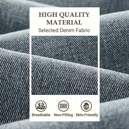 👖Loose Straight, Everyday Versatile🧵 Men's Loose Straight Jeans – Classic Fit | Perfect for Commute, Casual & Weekend Wear, Easy to Style ✨
