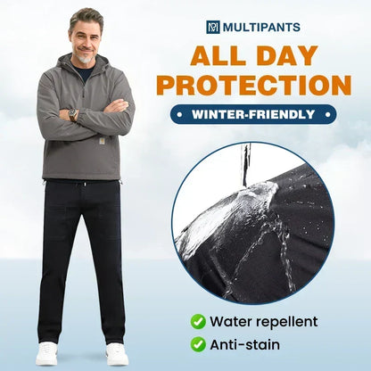 🏃Ultimate Stretch, Freedom to Move👖 MultiPants Stretchy Cargo Pants – Moisture-Wicking & Deep Crotch | Perfect for Active Lifestyle, Commute & Daily, All-Day Comfort ✨