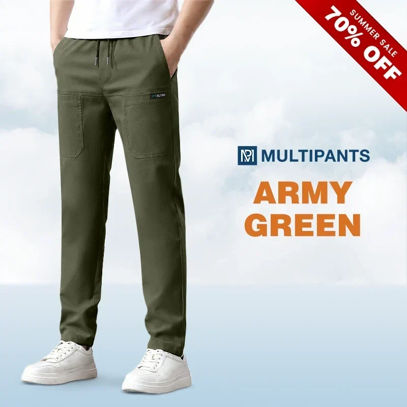 🔥 LAST DAY – 65% OFF 🏆 MultiPants High-Stretch Cargo Pants – 6 Pockets, Water-Repellent & Built to Move