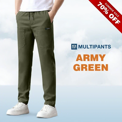 🔥 LAST DAY – 65% OFF 🏆 MultiPants High-Stretch Cargo Pants – 6 Pockets, Water-Repellent & Built to Move