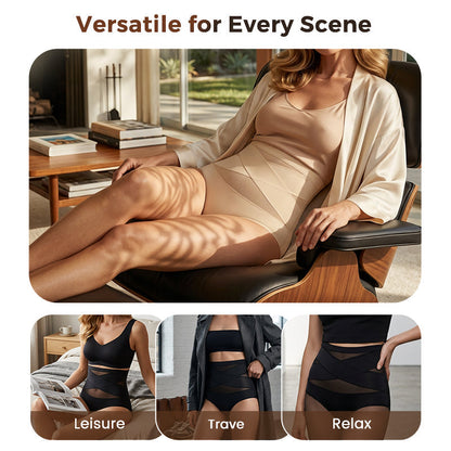 ☁️Seamless & Breathable, Everyday Comfort✨ Plus-Size High-Waist Tummy Control Panties – Soft & Skin-Friendly, No Marks ✨