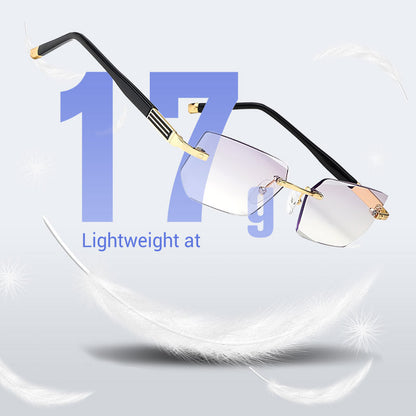 🔄Intelligent Zoom, Near & Far👓 Progressive Multifocal Reading Glasses – Aerospace TR90 & Titanium | Perfect for Reading, Phone & TV, No Need to Remove ✨