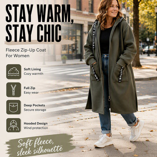 🎉🔥8,500+ Sold!🎁🧥Women's Hooded Long Sweatshirt – Cozy, Warm & Perfect for Fall & Winter
