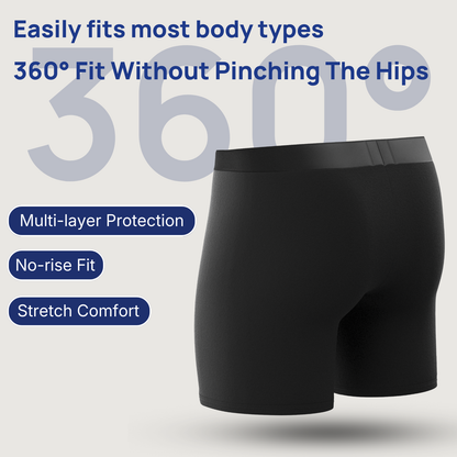 🩲Discreet Fit, Confident Movement – Men's Incontinence Boxer Briefs ✨