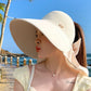 👒☀️ Pălărie de Soare cu Bor Larg și Guler Detasabil – Protecție Totală & Design Aerisit! 🌸✨