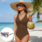✨ Costum de Baie Întreg pentru Femei, cu Talie Accentuată! 🩱