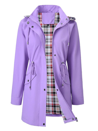 🔧Adjustable Details, Comfort & Practicality🧥 Women's Adjustable Windproof Jacket – Cinched Waist, Elastic Cuffs & Hidden Pockets | Perfect for Daily Commute, Travel & Outdoors, Snug & Free ✨