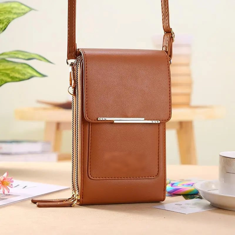 🏆Last Day Promotion：ONLY ￡7.99!!👜📱 Simple and elegant women's touchscreen crossbody phone wallet3