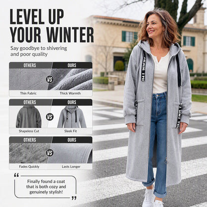 🥳💞46K+ SOLD🧥Women's Oversized Hooded Sweatshirt Coat🎁