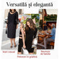 💝Rochii elegante negre cu mânecă 3/4 pentru femei